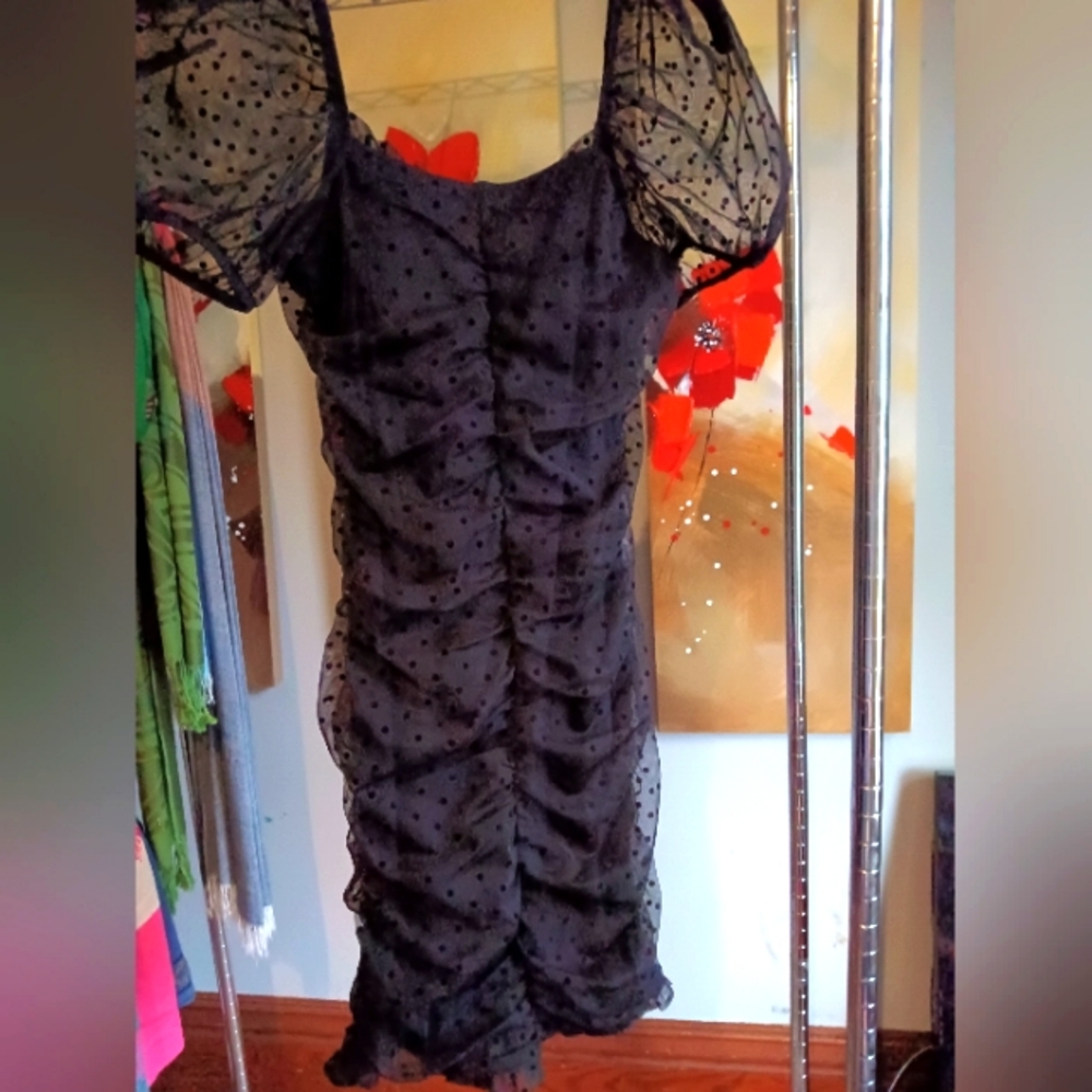 H&M DIVIDEO Black Dress